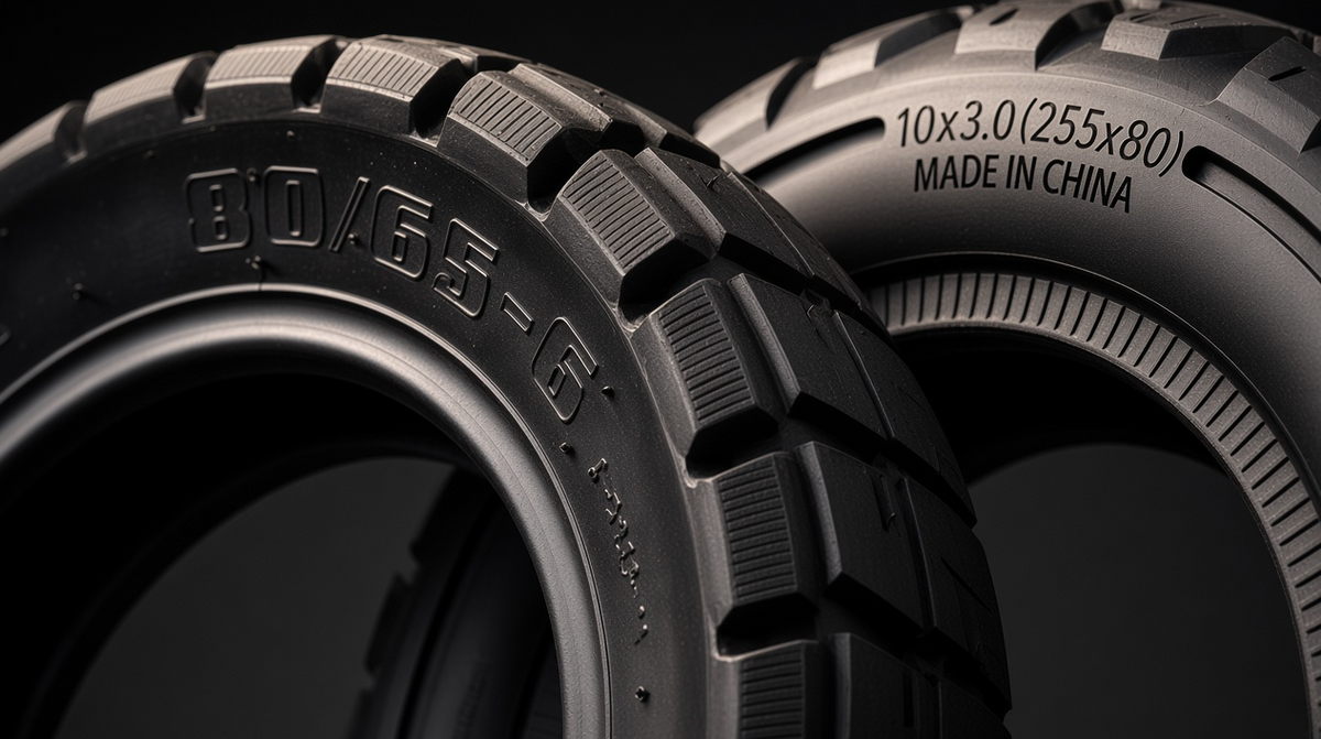 Electric Scooter Tire Sizes: What 80/65-6 & 90/65-6.5 Mean?