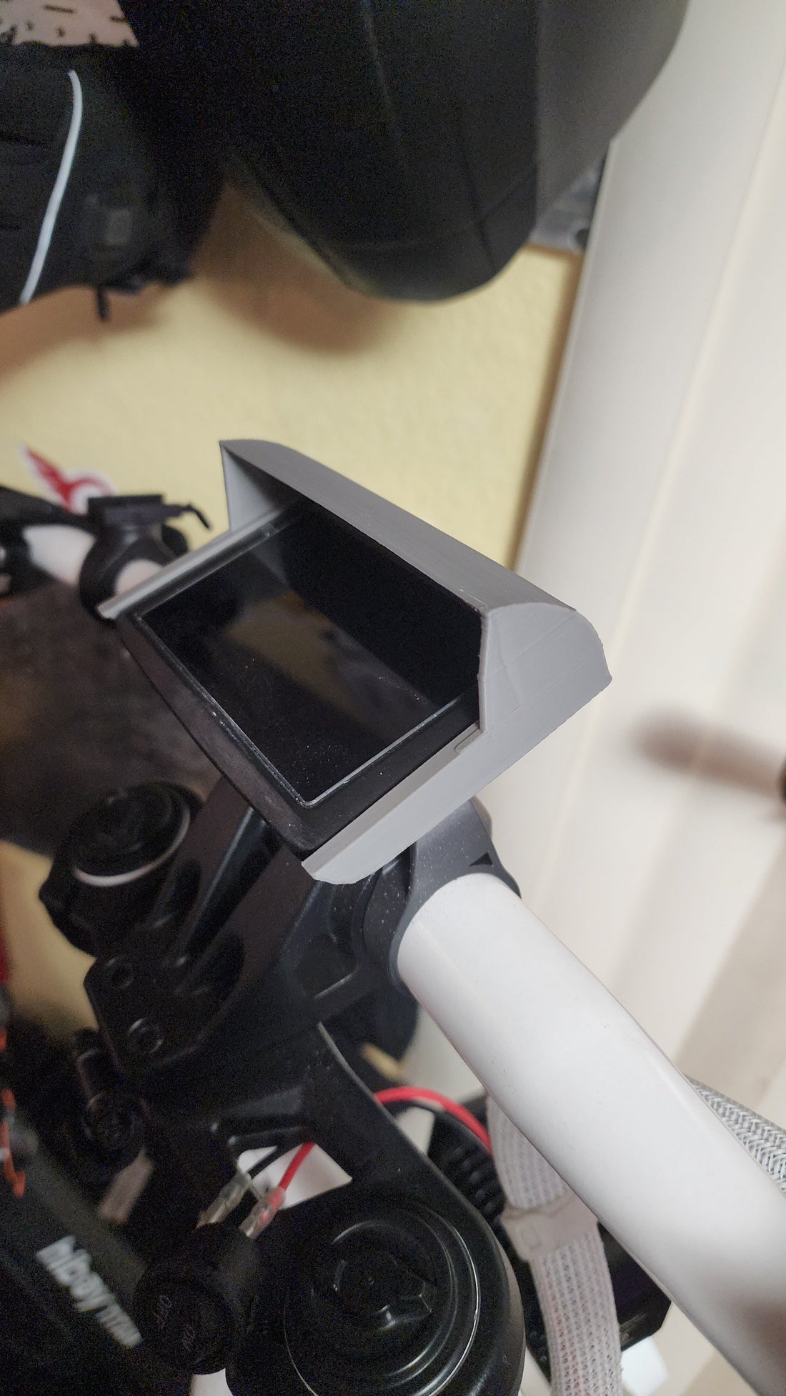 3d Printed display cover mounted on the Hooga Daytona Electric Scooter