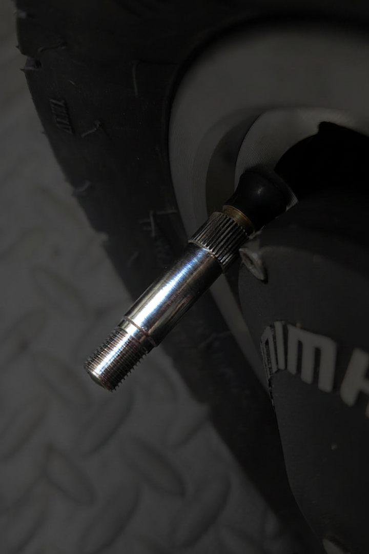 a 1.5 inch chrome valve extension for easy pump access 