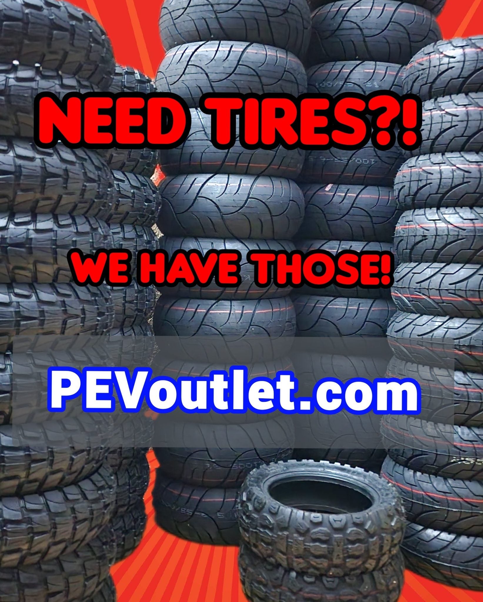 10"x3"  80/65-6 Electric Scooter Tire With Tube