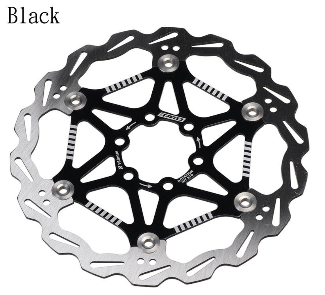 160mm floating rotor black