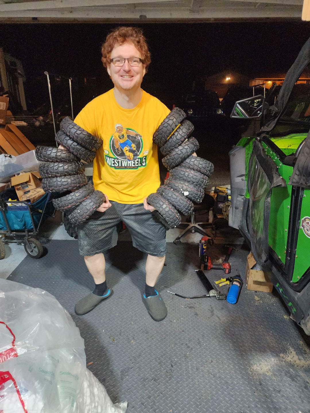 10"x3"  80/65-6 Electric Scooter Tire With Tube