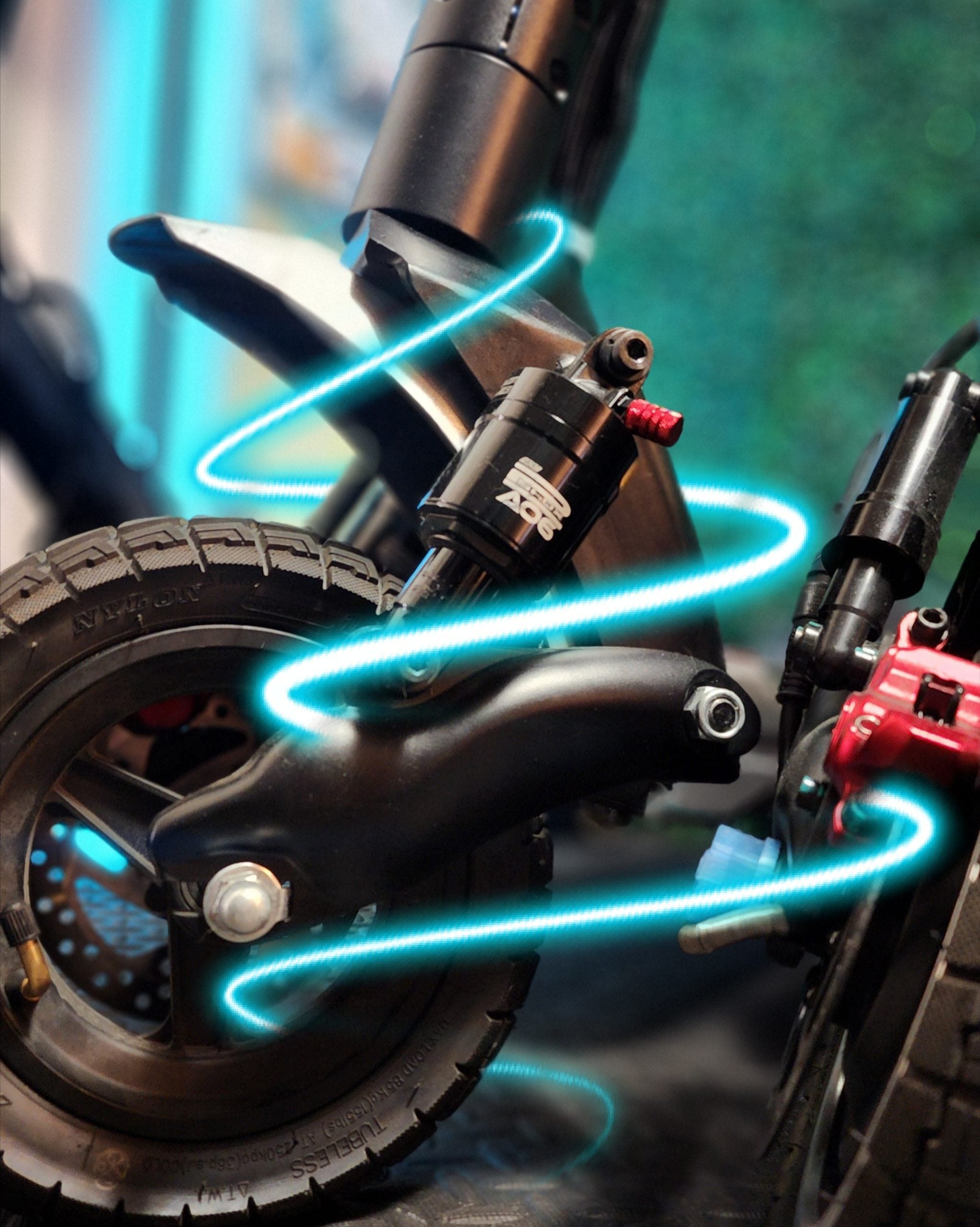 Electric scooter shocks - air ride