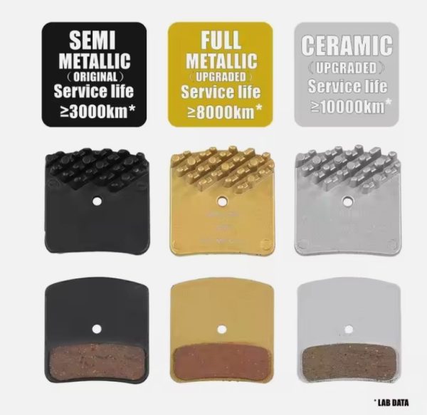 Nutt Quad Piston Brake Pads with HEATSINKS!