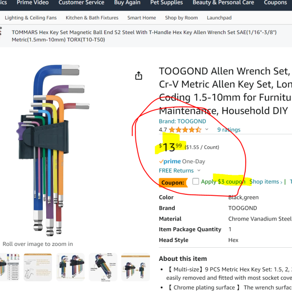 High Quality Metric Allen Wrench Set - Image 3