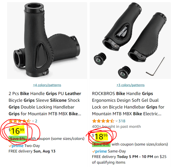 Deluxe Electric Scooter & E-bike Grips - Image 7
