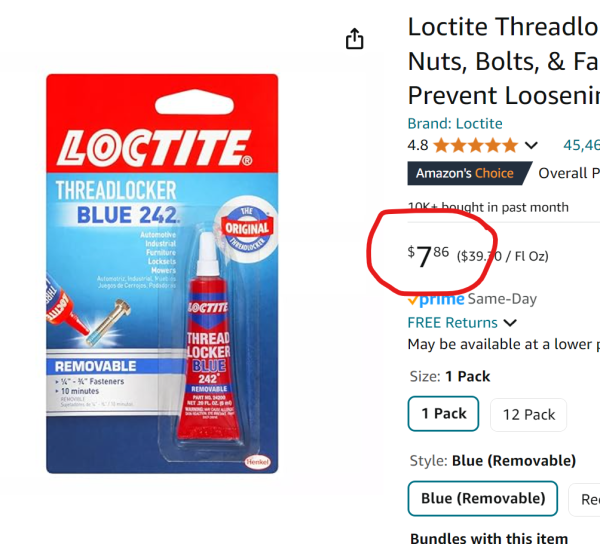 Removable Thread Locker - LOCKTTLF 242 - Image 2