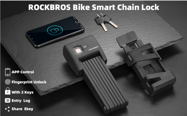 RockBros High Security Fingerprint Lock - Image 2