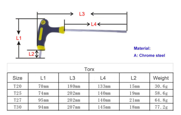 T25 Torx Bit Wrench - Image 3